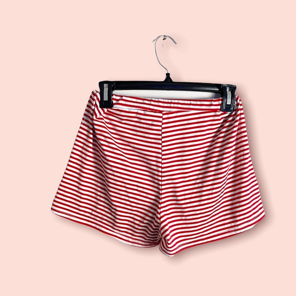 SHEIN Girls Pull-On Striped Shorts Red White Size 13-14 - Picture 2 of 3